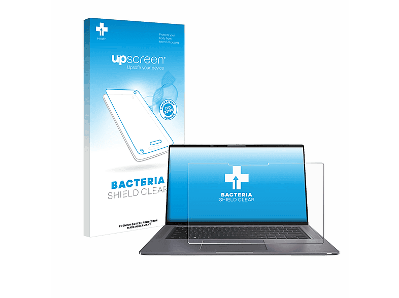 2-in-1) Latitude Dell klare 9510 UPSCREEN antibakteriell Schutzfolie(für