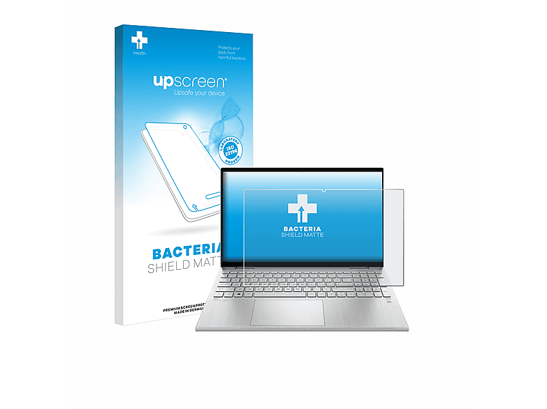 UPSCREEN antibakteriell entspiegelt matte Schutzfolie(für HP Pavilion x360 Convertible 15-er0203ng)