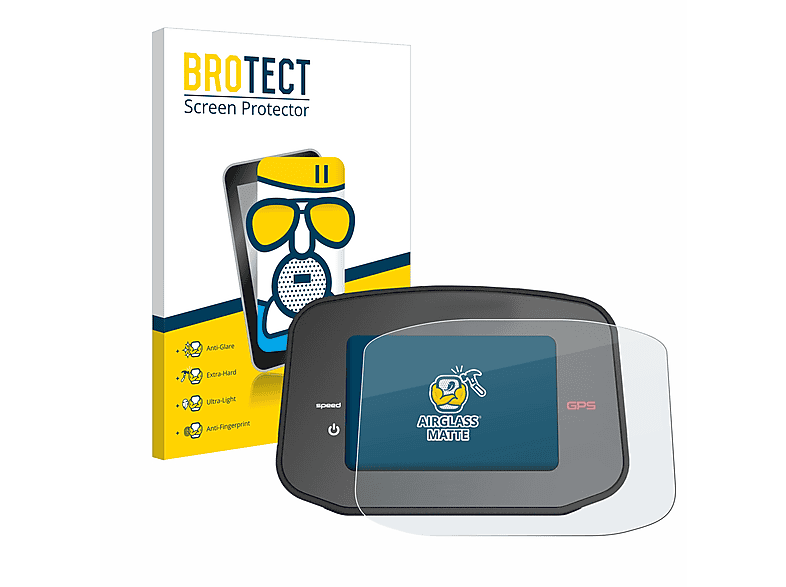 BROTECT Airglass matte Schutzfolie(für CT8 PowaKaddy GPS)