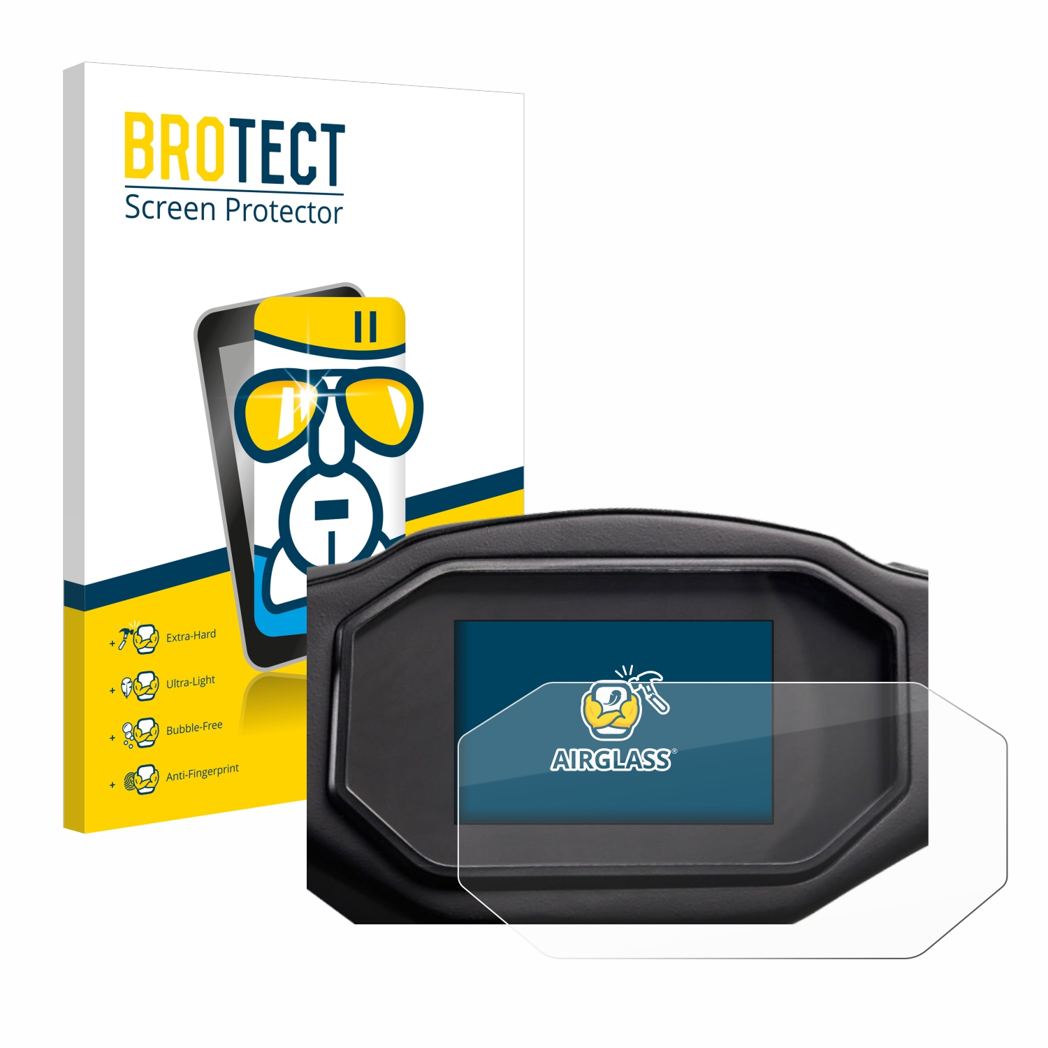 BROTECT Airglass Ray 7.7) Schutzfolie(für klare