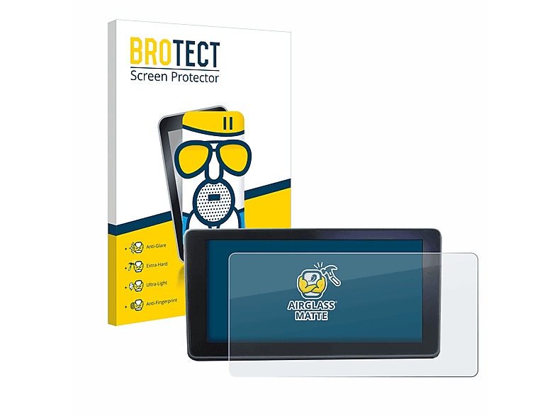 BROTECT Airglass matte Schutzfolie(für Audi A4 B9 2017 MMI Navigation plus MMI-Touch)
