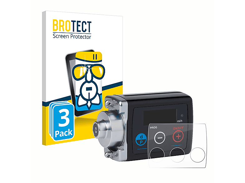 BROTECT 3x Airglass klare Schutzfolie(für Cane Crono  Par) | Schutzfolien & Schutzgläser