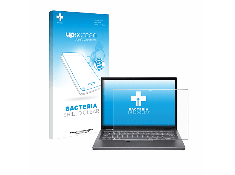 UPSCREEN antibakteriell klare Schutzfolie(für Acer Aspire 5 Spin 14) | Pflege & Schutz