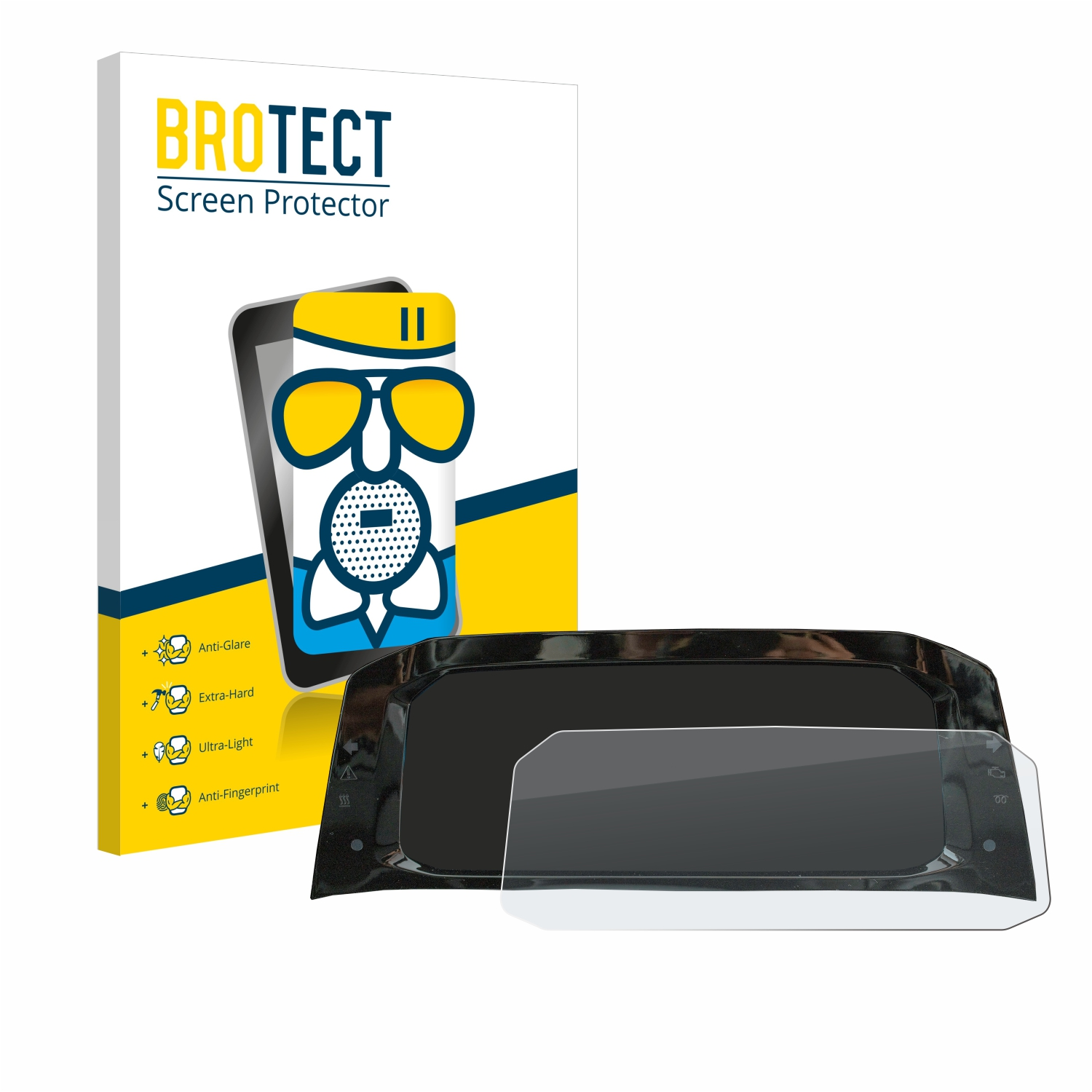 BROTECT Airglass matte Digital Schutzfolie(für Volkswagen 10,25\