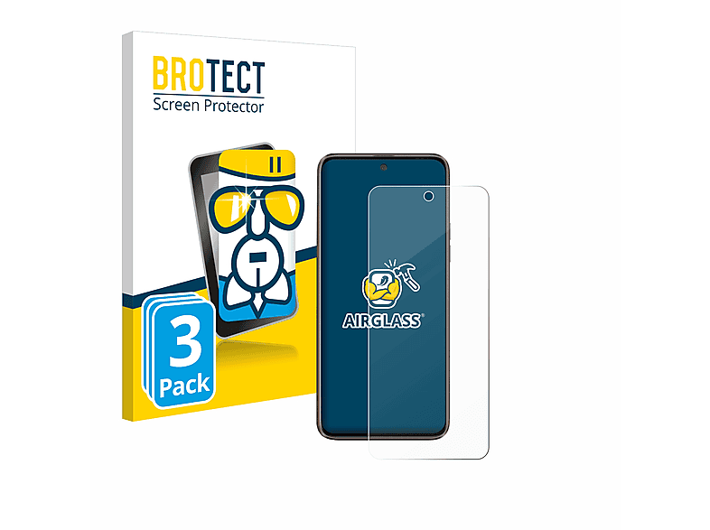 BROTECT 3x Airglass klare Schutzfolie(für HTC U23)
