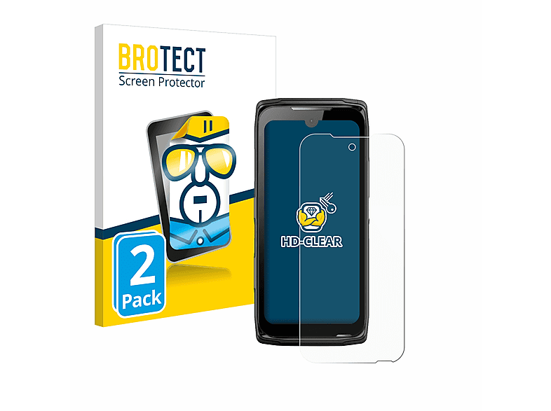 BROTECT 2x klare Schutzfolie(für Crosscall Core-Z5) | Displayschutzfolien & Gläser