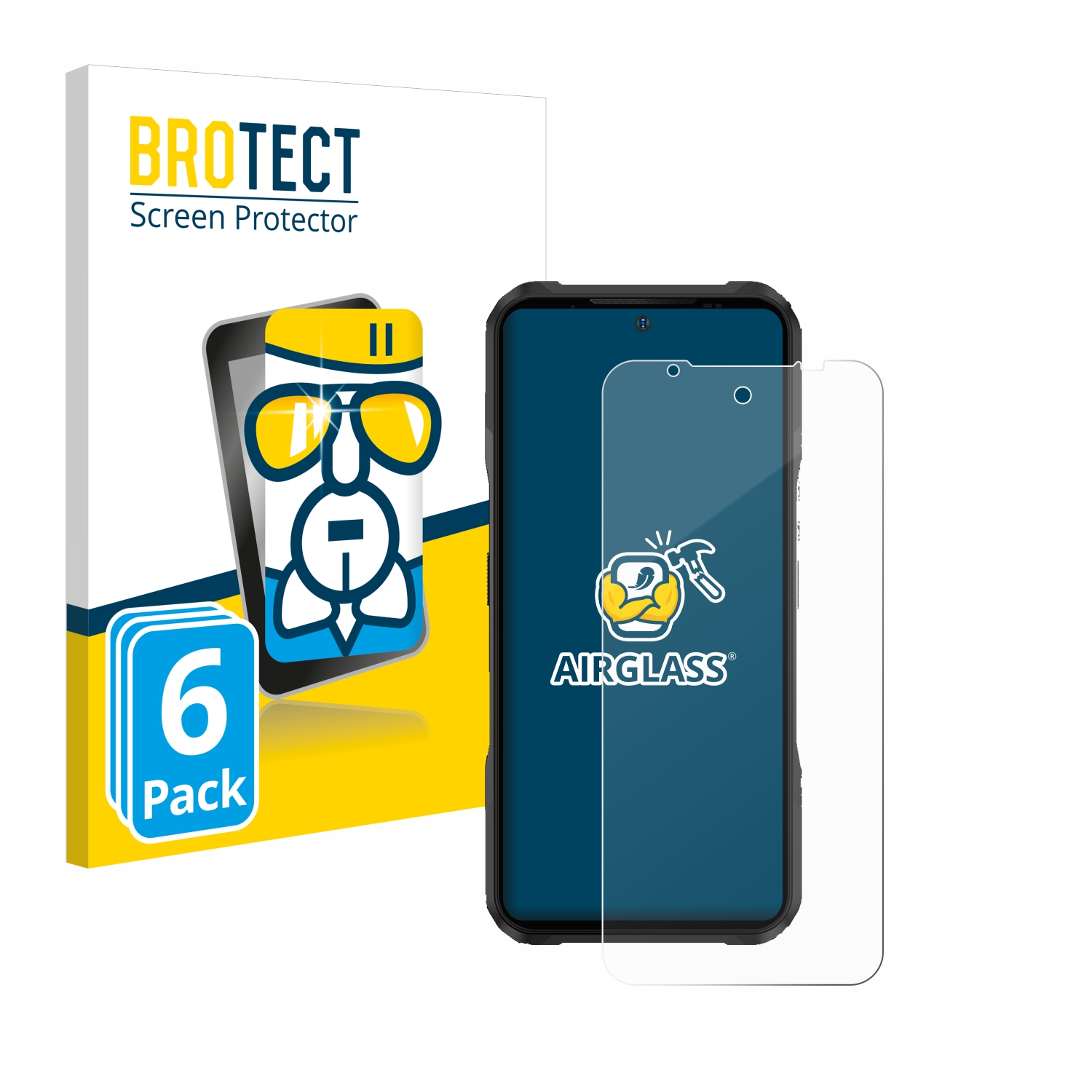 BROTECT Pro) Schutzfolie(für klare Airglass V20 Doogee 6x