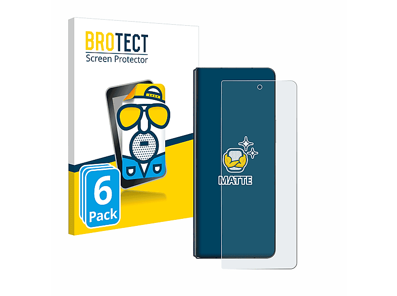 BROTECT 6x matte Schutzfolie(für Samsung Galaxy Z Fold 4)