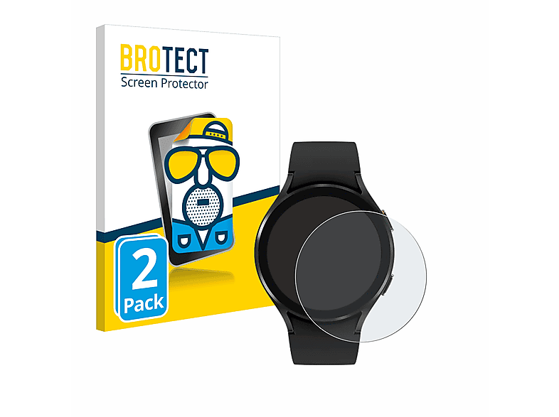 BROTECT 2x matte Schutzfolie(für Samsung Galaxy Watch 4 (44mm))