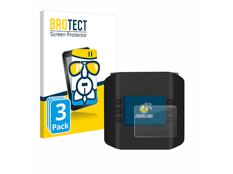 K4) klare 3x BROTECT Charger Smart Schutzfolie(für Duo ISDT Airglass