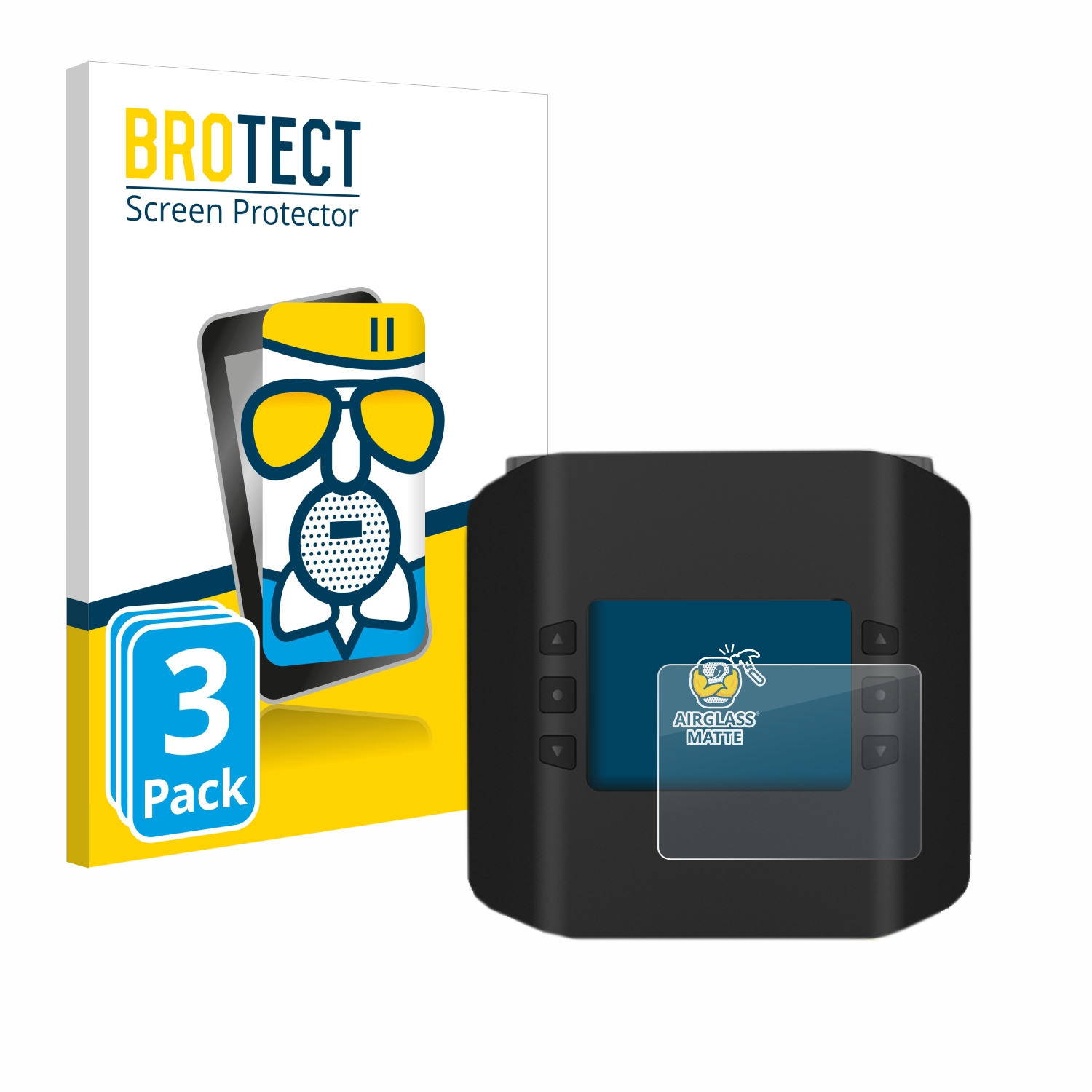 matte 3x Schutzfolie(für Smart Charger K4) BROTECT Duo ISDT Airglass