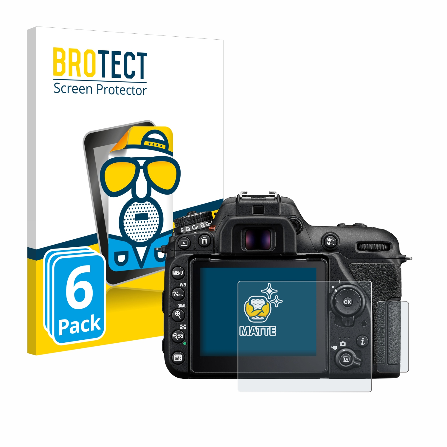 Schutzfolie(für 6x D7500) Nikon BROTECT matte