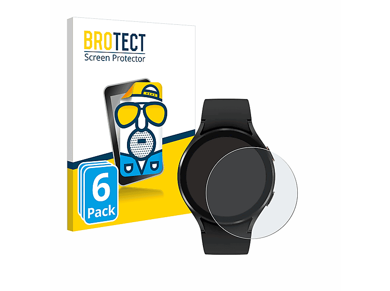 BROTECT 6x matte (44mm)) 4 Schutzfolie(für Samsung Galaxy Watch
