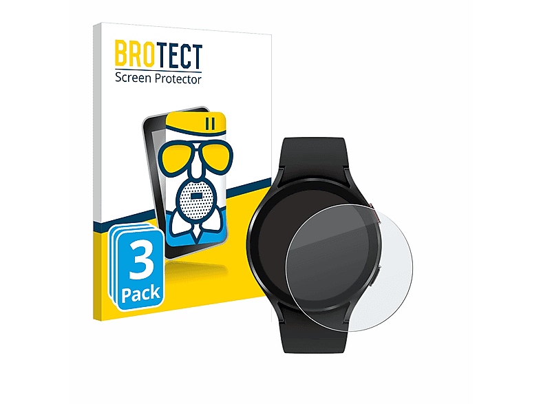 BROTECT 3x Schutzfolie(für Airglass Watch (44mm)) Galaxy 4 Samsung matte
