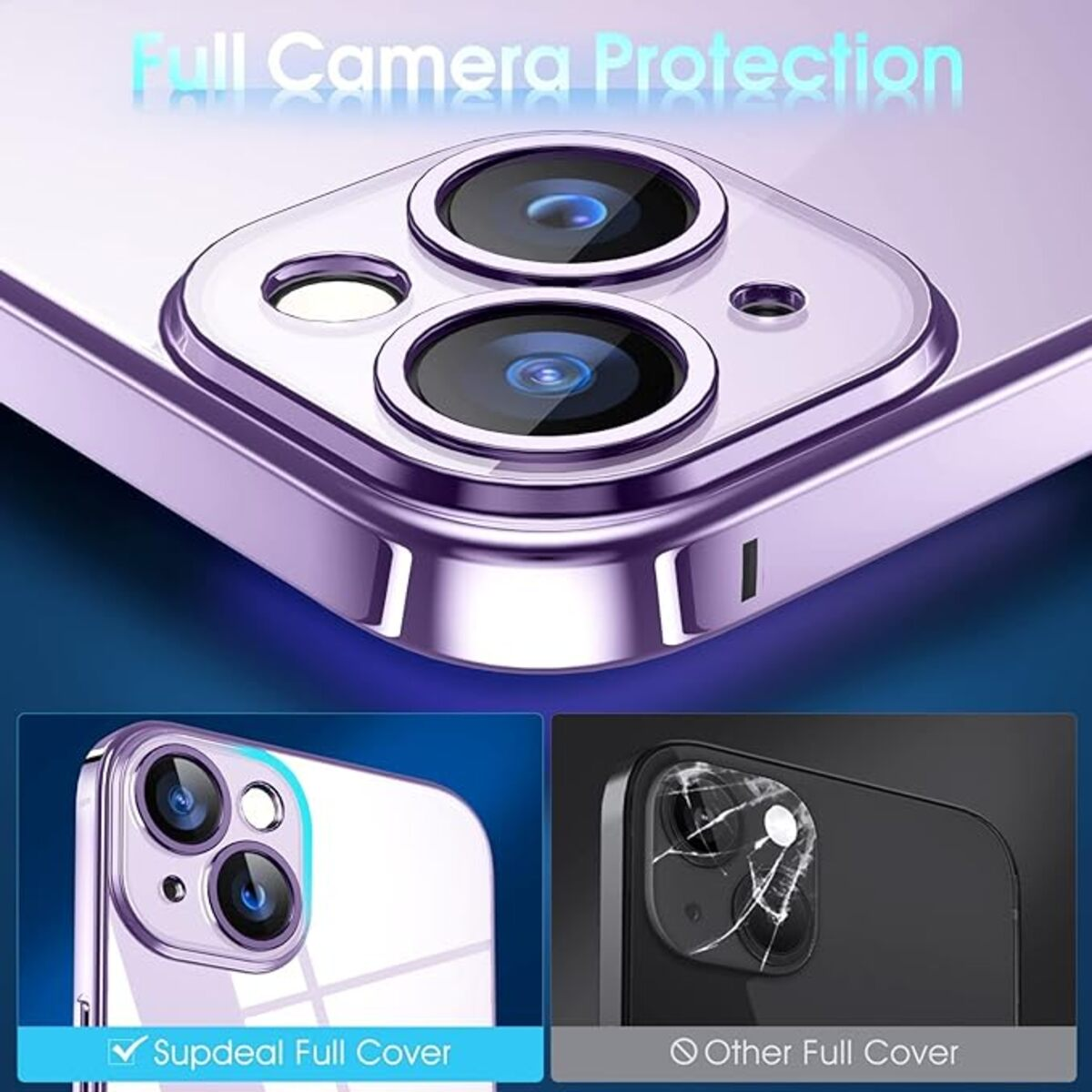 BAKER Handyhülle mit Kameraschutz für Zoll, Silikon 6,1 Case Handyhülle(für iPhone Schutz Apple 14) 14, iPhone
