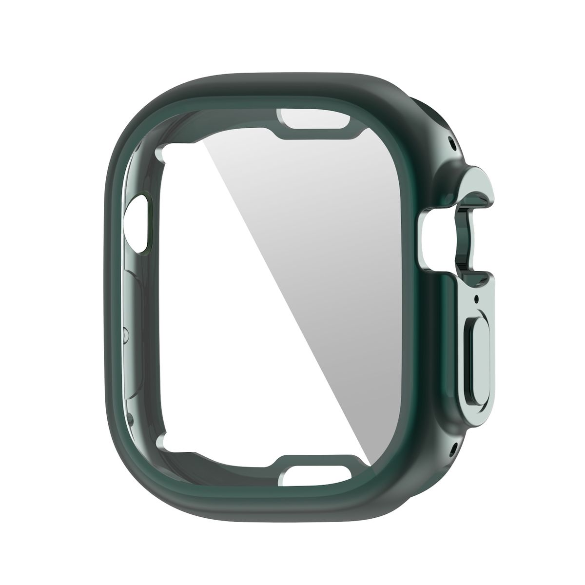 Watch Schutz mit Shockproof Watch PET Ultra 1 Folie 2 Hülle(für Hülle Smart Watch + Apple 49mm) WIGENTO