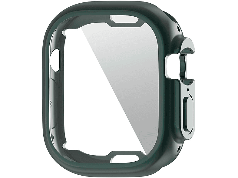 WIGENTO Shockproof Smart Schutz Watch Apple Hülle 49mm) mit Watch Watch Folie Hülle(für PET Ultra + 1 2