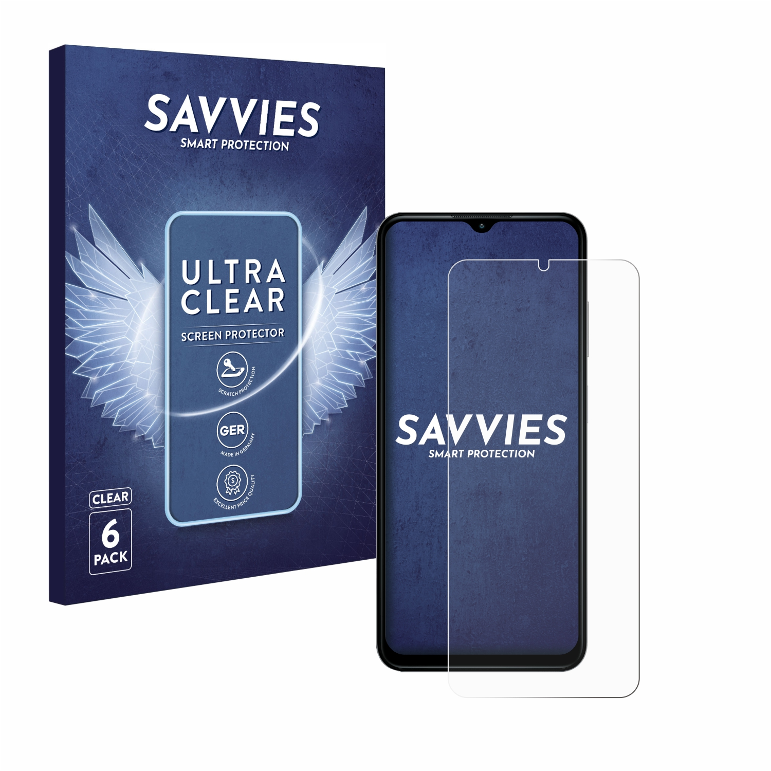 SAVVIES 6x klare Nokia Schutzfolie(für 5G) G42