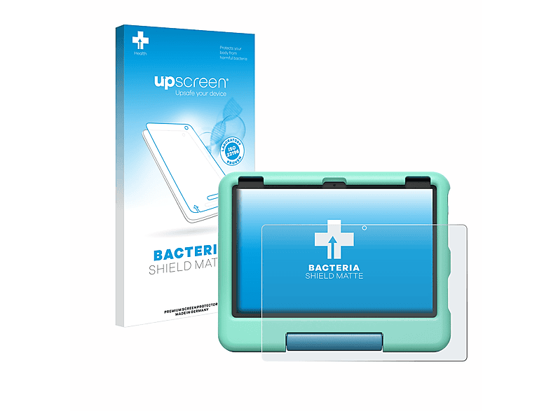 Kids matte Fire 10 HD antibakteriell UPSCREEN 2023) Schutzfolie(für Amazon entspiegelt