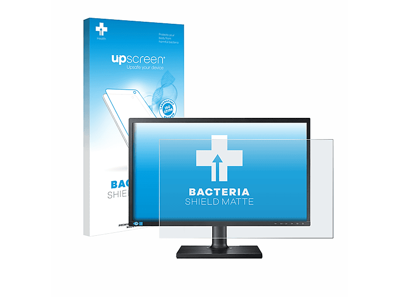 UPSCREEN antibakteriell entspiegelt matte Schutzfolie(für Samsung S24E650BW (16:10))