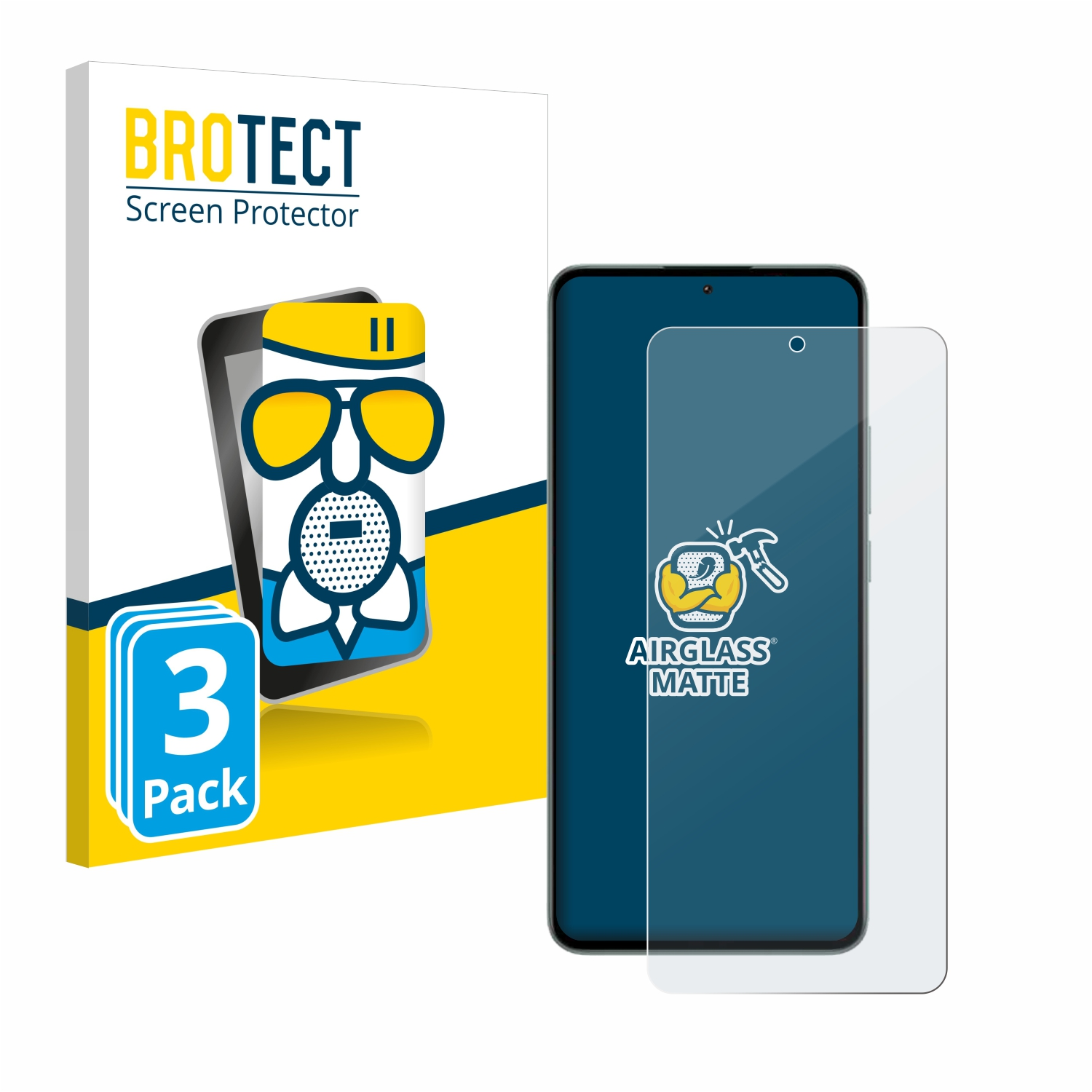 BROTECT 3x 13T Schutzfolie(für matte Airglass Xiaomi Pro)
