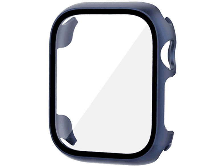 WIGENTO 2 in 1 6 2022 Design Watch / und 44mm) Hart Glas 5 Series 4 SE 7 Hülle Smartwatchhülle(für 2023 Schock + 45mm H9 9 8 Apple