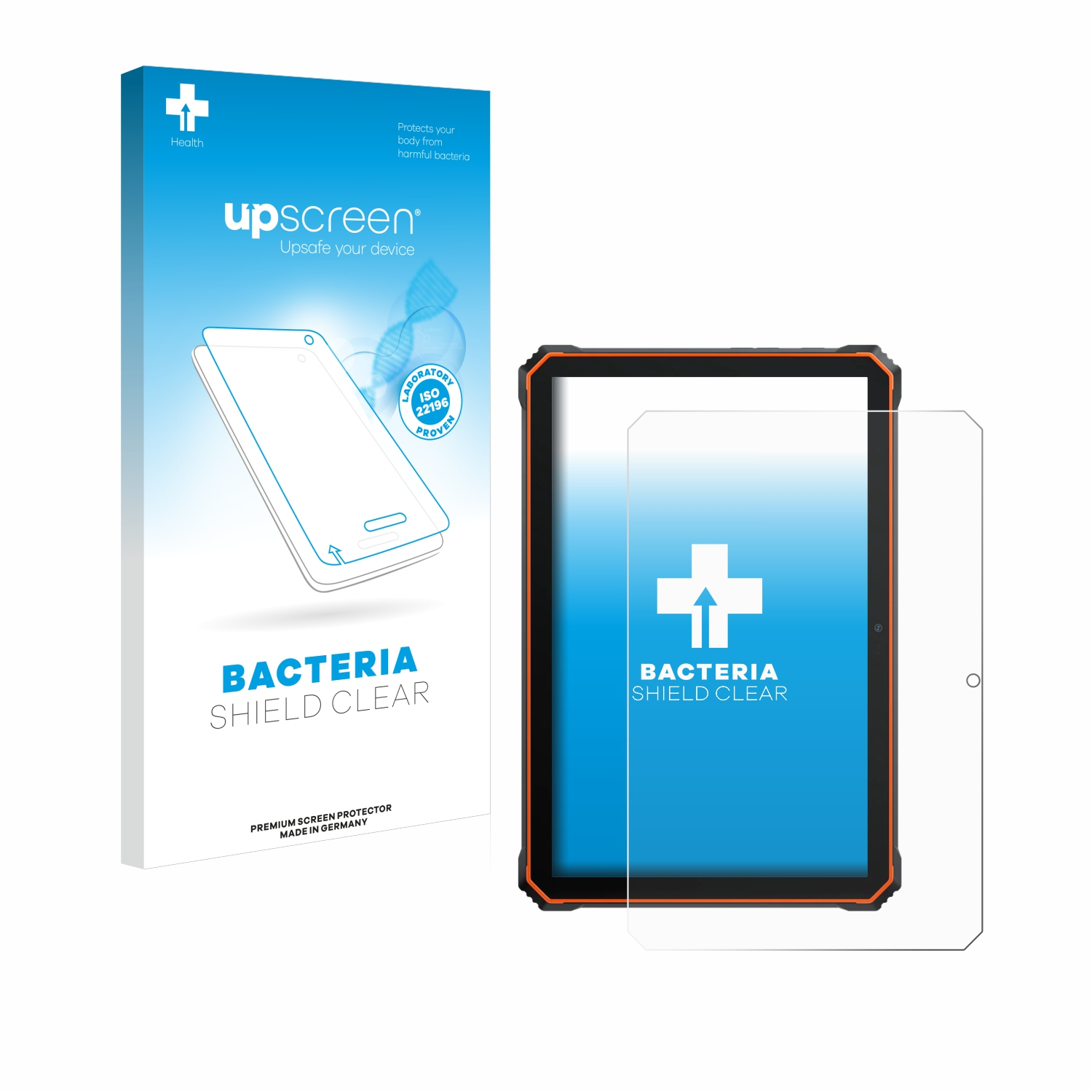 UPSCREEN antibakteriell klare Schutzfolie(für Blackview Active 6)