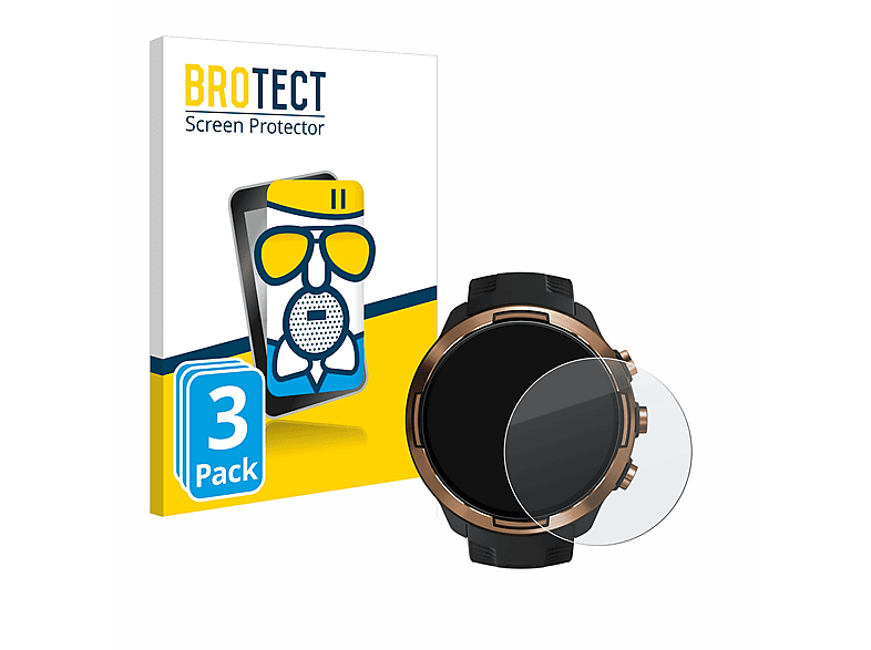 BROTECT 3x Airglass matte Schutzfolie(für Suunto 9 Baro)