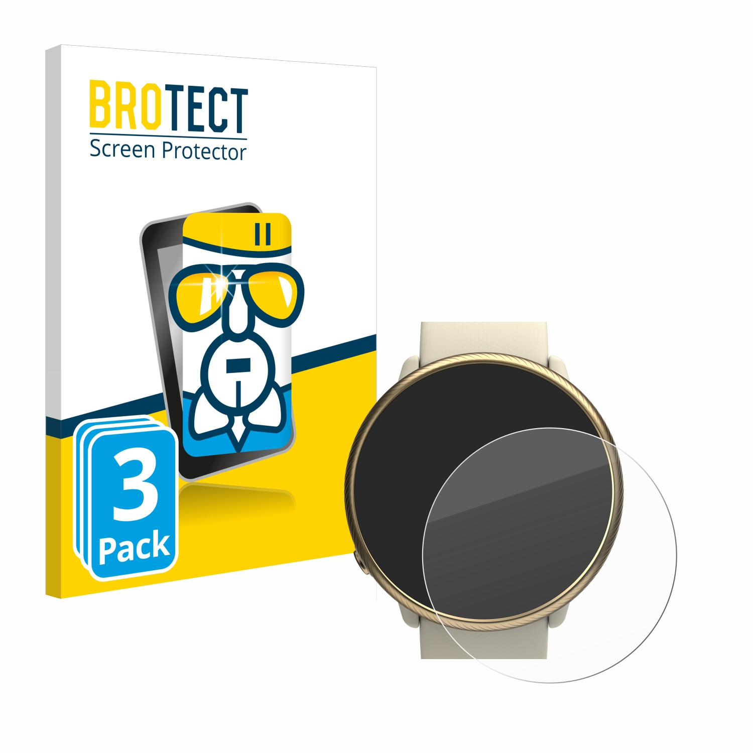 2) BROTECT Airglass klare Ignite Polar 3x Schutzfolie(für