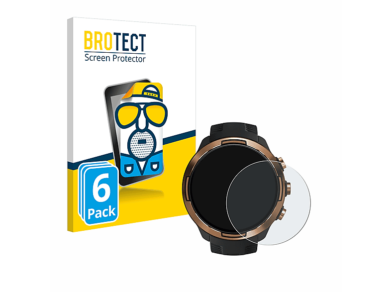 BROTECT 6x matte entspiegelte Schutzfolie (für Suunto 9 Baro)