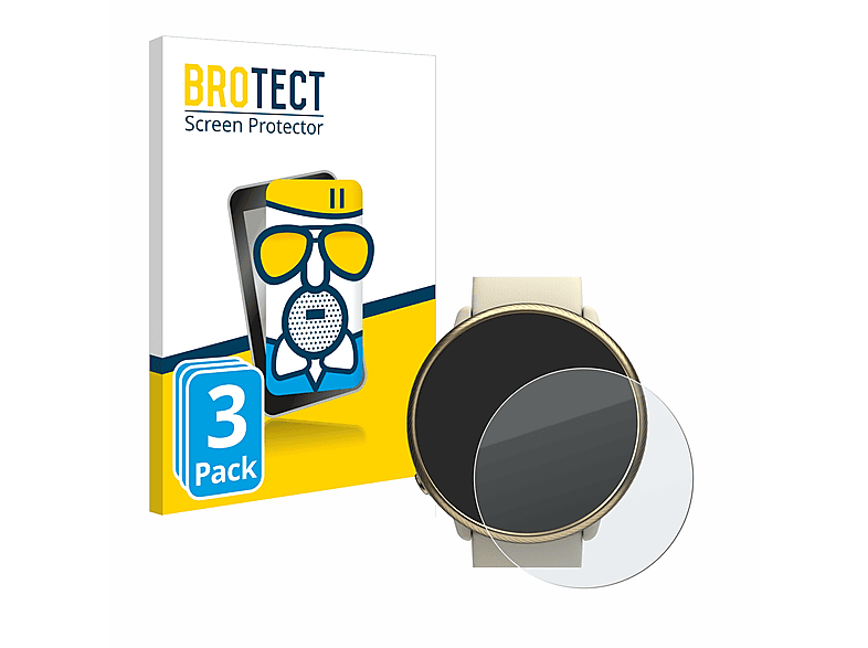 BROTECT 3x 2) matte Schutzfolie(für Polar Airglass Ignite