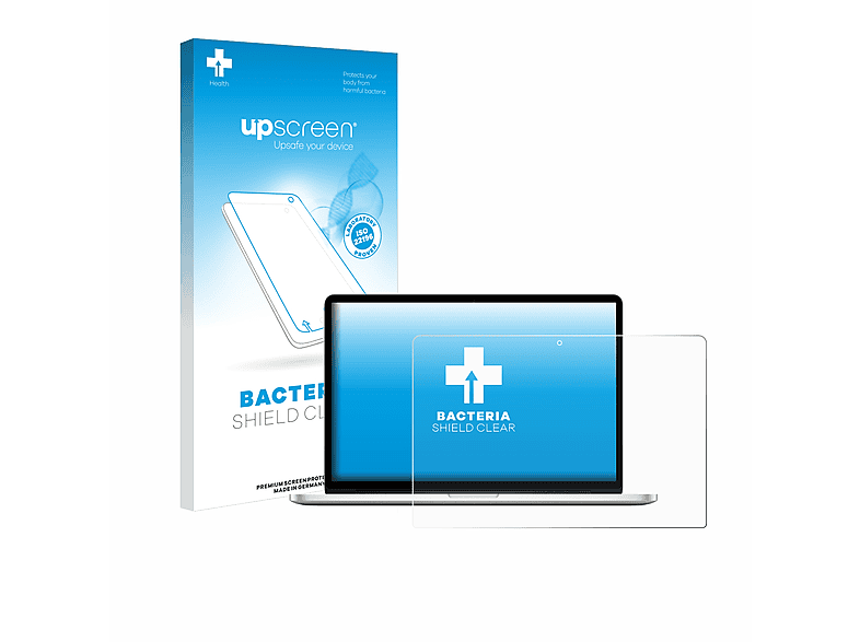 UPSCREEN antibakteriell klare Schutzfolie(für Apple MacBook Pro Retina 15\