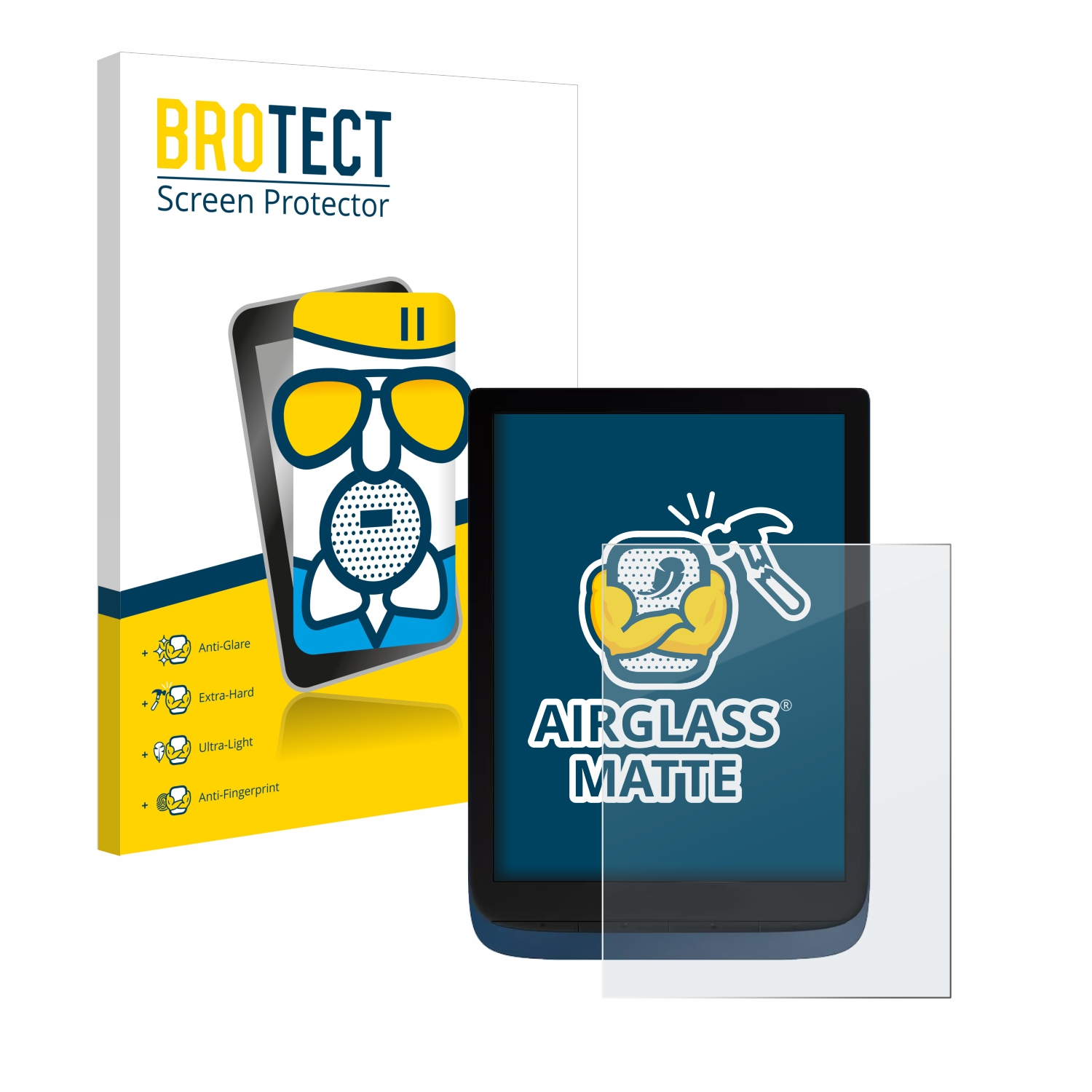BROTECT Airglass matte Schutzfolie(für Vivlio InkPad 3)