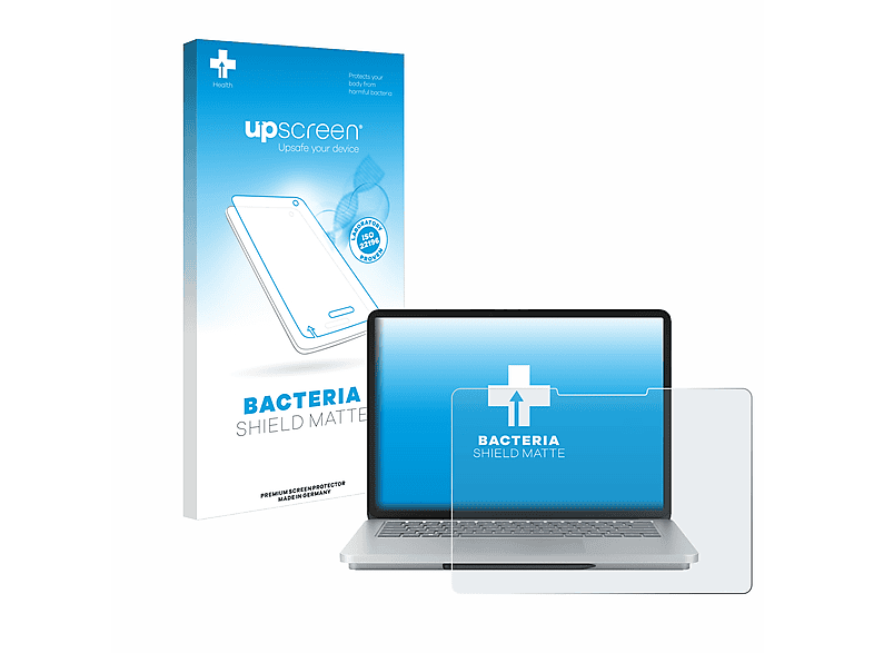 UPSCREEN antibakteriell Surface 2) Microsoft Schutzfolie(für entspiegelt Studio Laptop matte