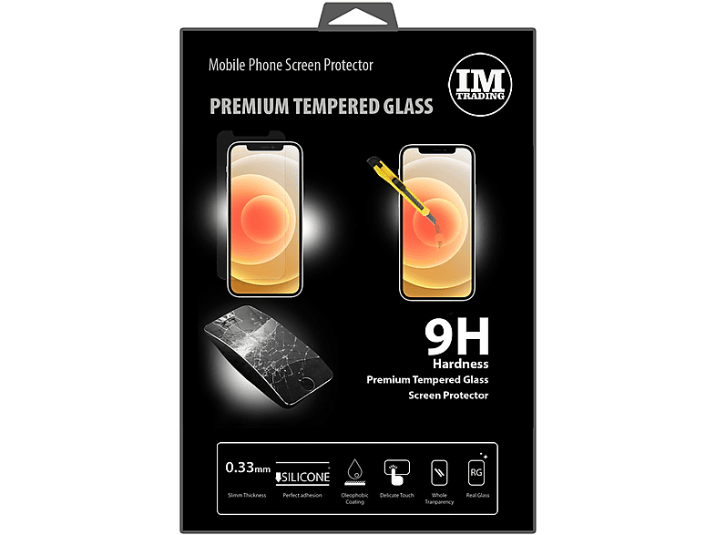 COFI cofi1453® Schutzglas 9H kompatibel mit iPhone 12 Mini Displayschutzfolie Panzerfolie Passgenau Glas Displayschutz(für Apple iPhone 12 Mini)