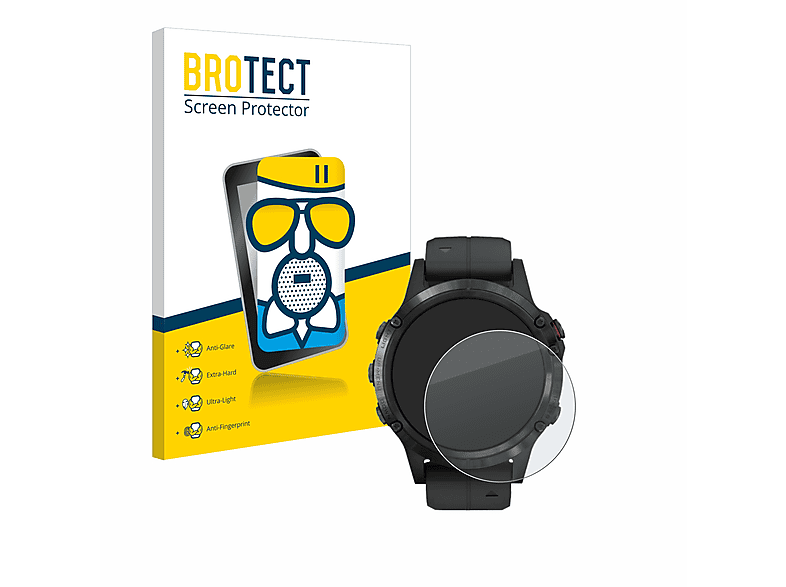 BROTECT Airglass matte Garmin 5 Plus Fenix mm)) (47 Schutzfolie(für