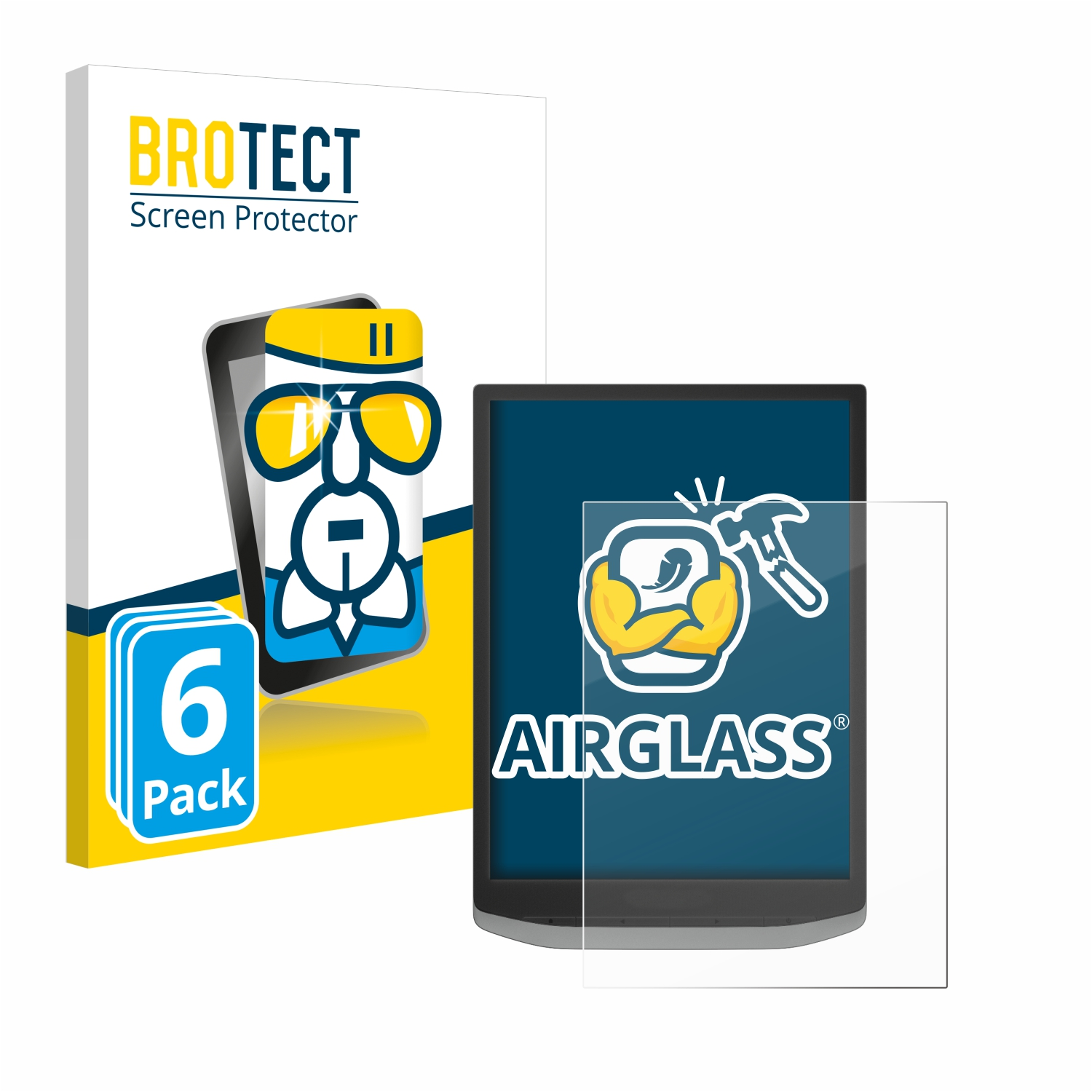 Schutzfolie(für PocketBook Airglass Pro) klare X InkPad 6x BROTECT