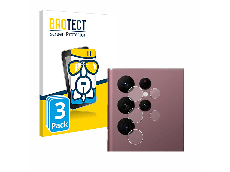 BROTECT 3x Edition) Galaxy Airglass Schutzfolie(für Samsung klare Ultra S22 5G Enterprise