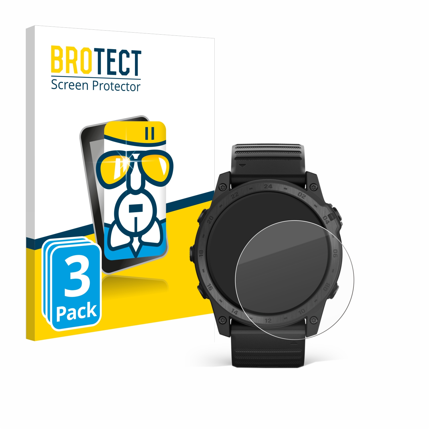 klare Garmin Tactix Schutzfolie(für 3x Pro) BROTECT Airglass 7