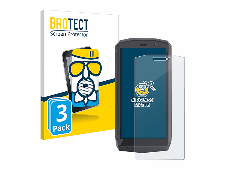 Pocket) 3x matte BROTECT Cubot Airglass Schutzfolie(für