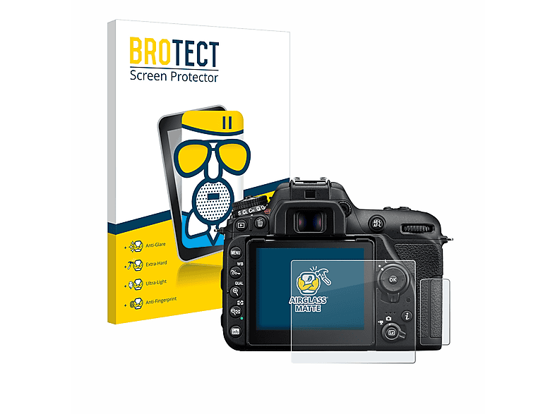 BROTECT Airglass Schutzfolie(für Nikon matte D7500)