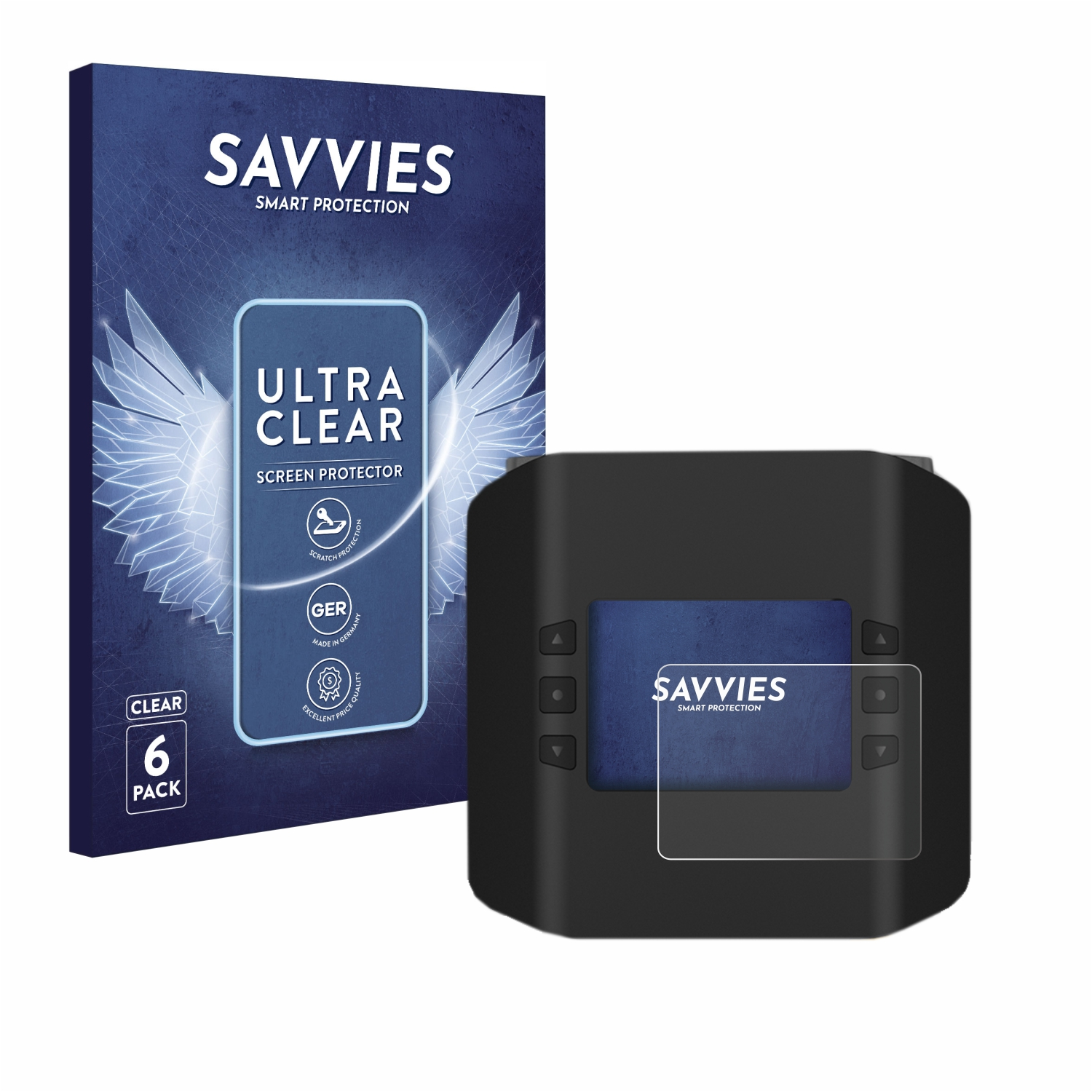 SAVVIES 6x klare Charger ISDT Duo Smart Schutzfolie(für K4)