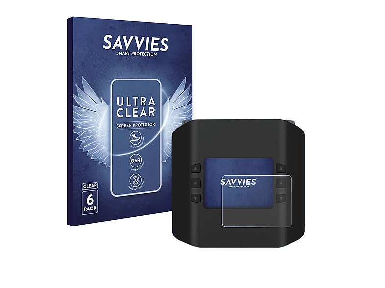 SAVVIES 6x klare Schutzfolie(für ISDT Smart Duo Charger K4)