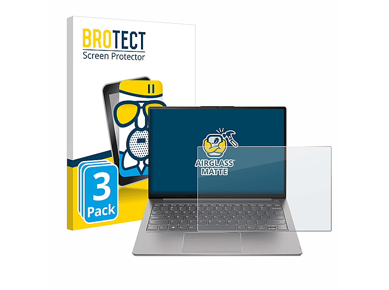 BROTECT 3x Airglass matte Schutzfolie(für 13s Gen 3) Lenovo ThinkBook