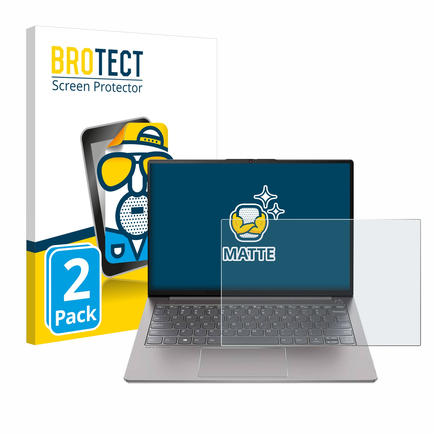 BROTECT 2x matte Schutzfolie(für Lenovo ThinkBook 3) 13s Gen