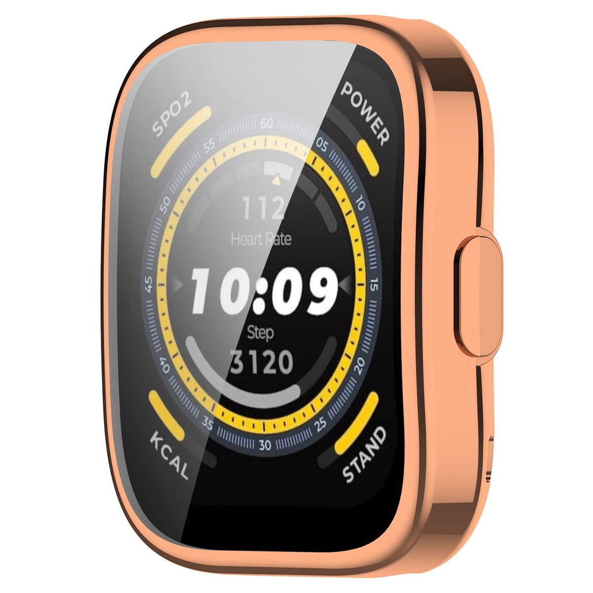 Hülle WIGENTO Amazfit Silikon 5) H9 Glas + Schutz TPU Smart Watch Hülle(für Bip