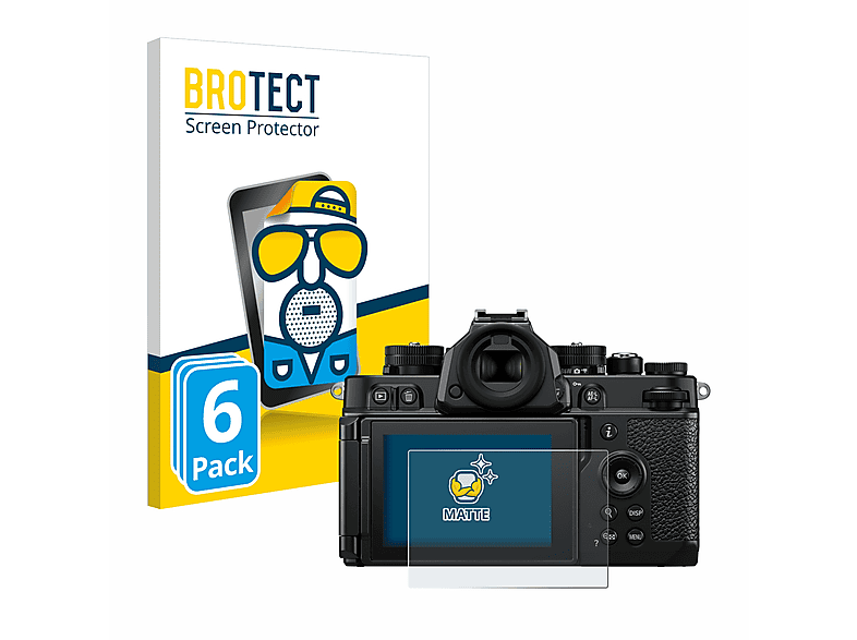 BROTECT 6x matte F) Schutzfolie(für Nikon Z