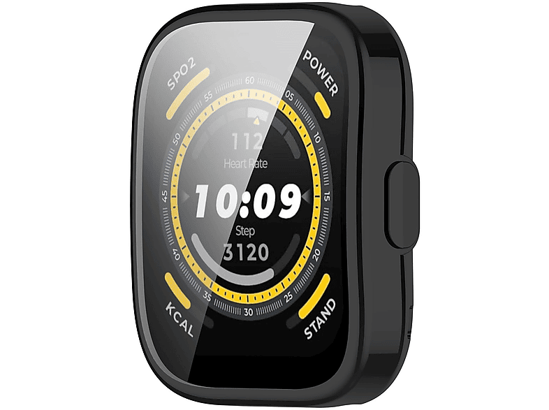 Hülle Amazfit Glas Smart Bip Watch + 5) TPU H9 Silikon WIGENTO Schutz Hülle(für