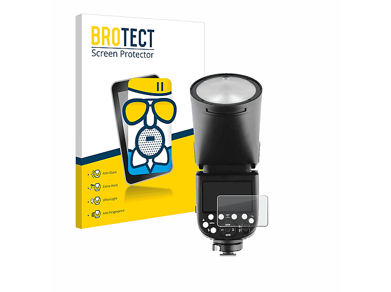 BROTECT Airglass matte Schutzfolie(für Godox V1)