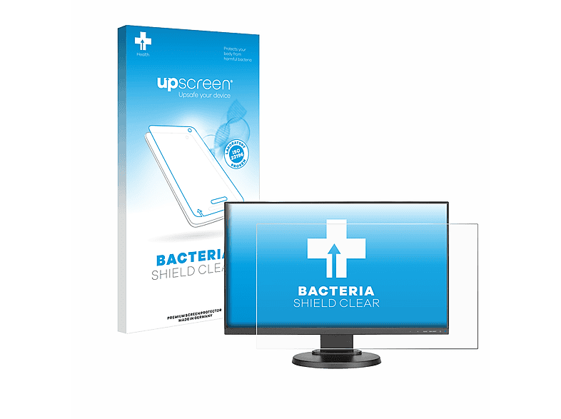UPSCREEN antibakteriell klare Schutzfolie(für NEC MultiSync E242N)